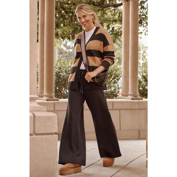 NEW SPANX AirEssentials Wide Leg 50239R Pant in Black Size XL #P3828 - Picture 11 of 12